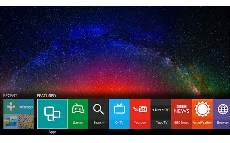 Use apps on your Samsung Smart TV and projector