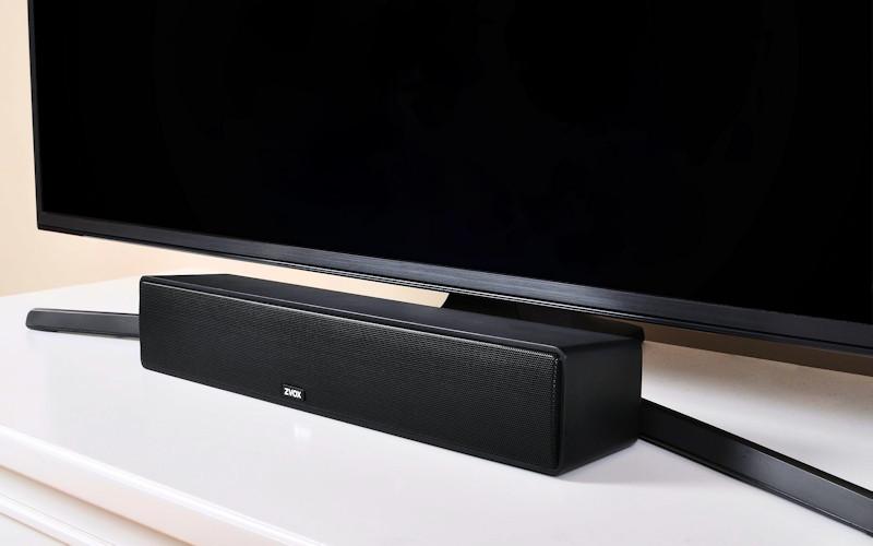 zvox av157 dialogue clarifying sound bar with hearing aid technology