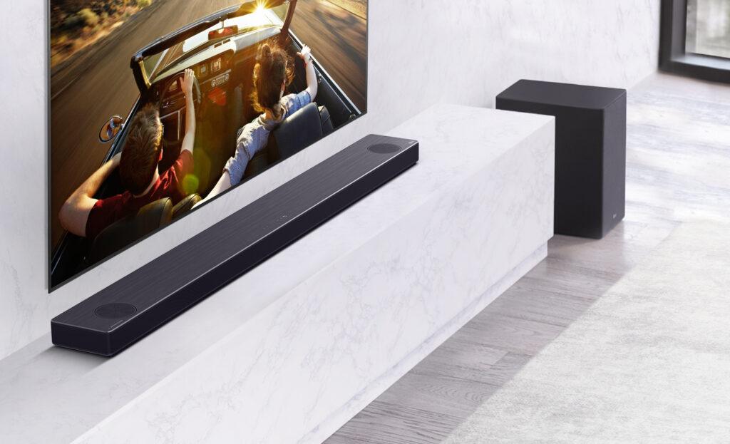 LG hits all the right notes with this Meridian-tuned 7.1.4 soundbar - it's loaded with features and delivers one of the most immersive listening experiences we’ve heard from a soundbar system. 87a9bad7 sn11rg 01