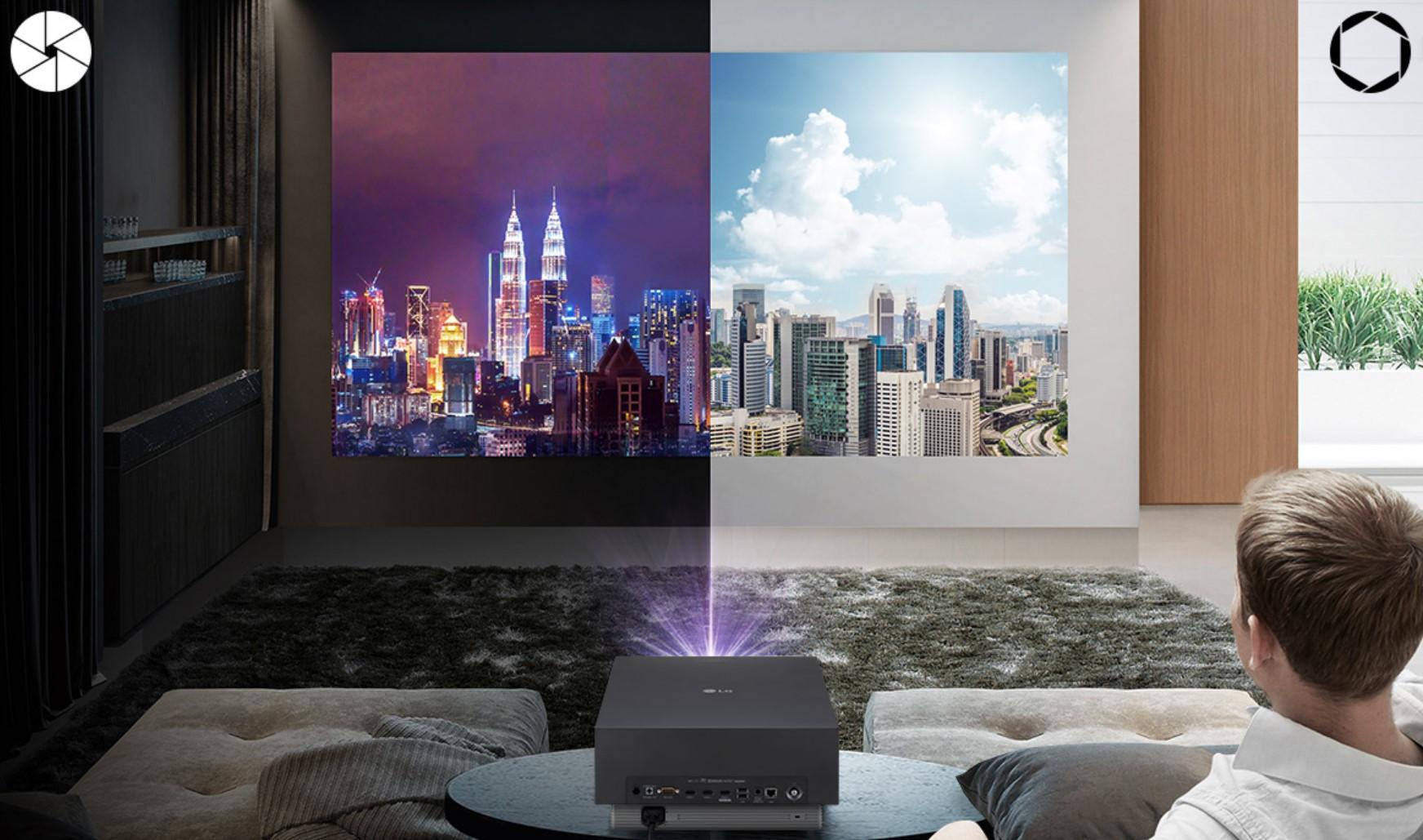 LG’s latest DLP projector impresses with good overall image quality, features, and video processing capabilities at its price. 2c4243db pjt au810pb 04 2 2 brightroom mode d