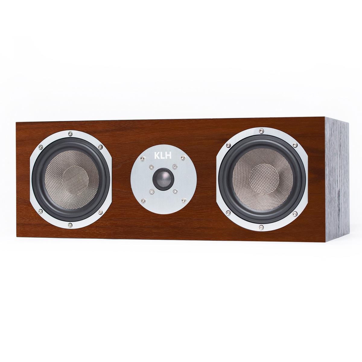 KLH Story Center Channel Speaker (Walnut) - KLH 