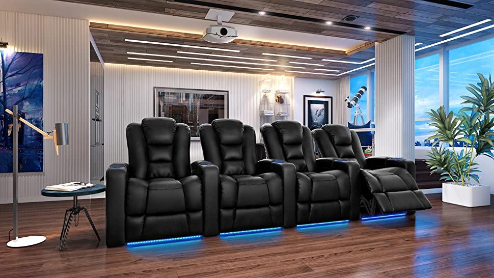 Best Home Theater Seating 2022 Get, American Leather Theater Seating
