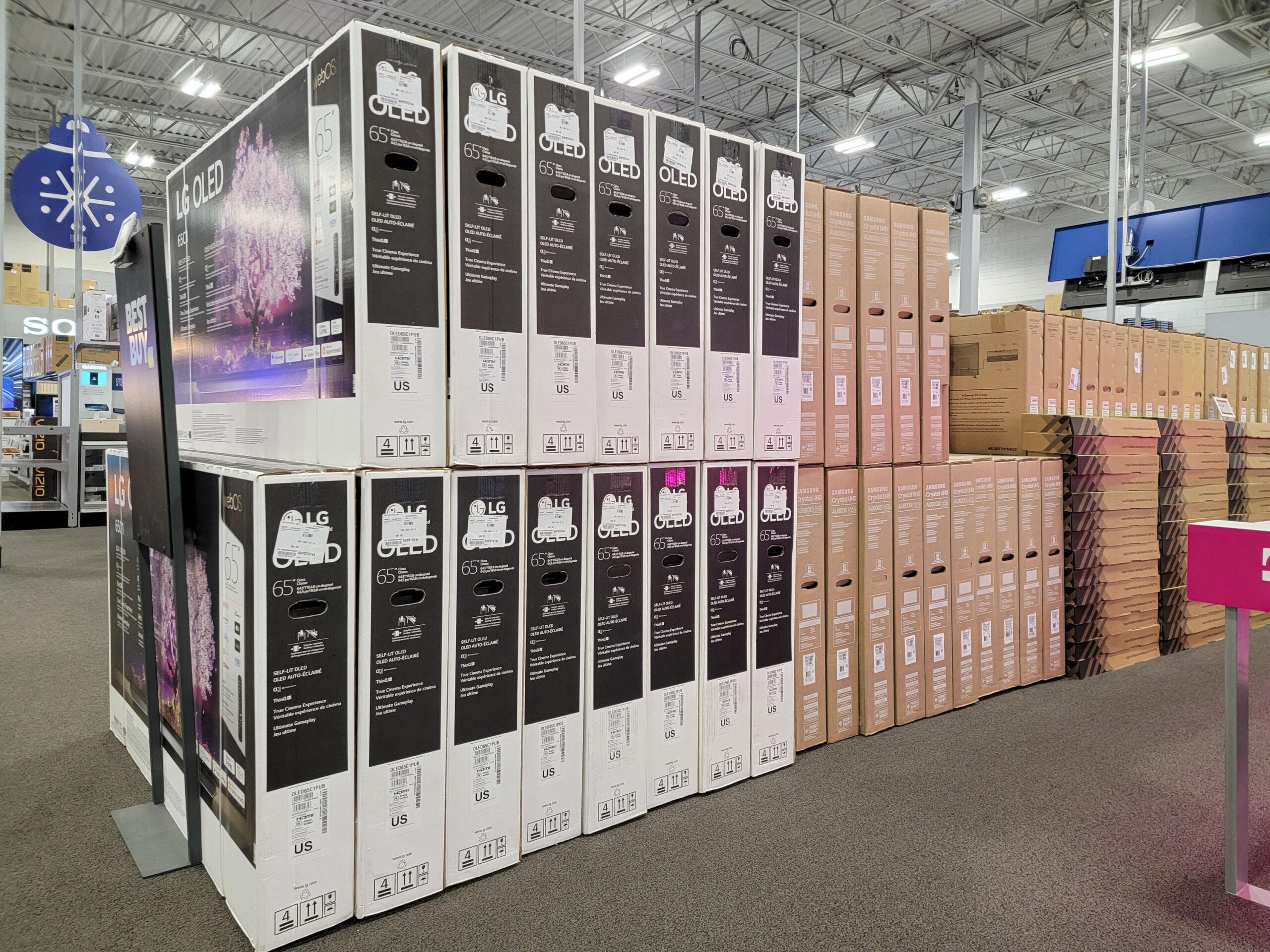 TV deals have long been a staple of Black Friday madness. But I've never seen so many pre-stocked TVs in one store. 66cd7768 20211119 165512 scaled