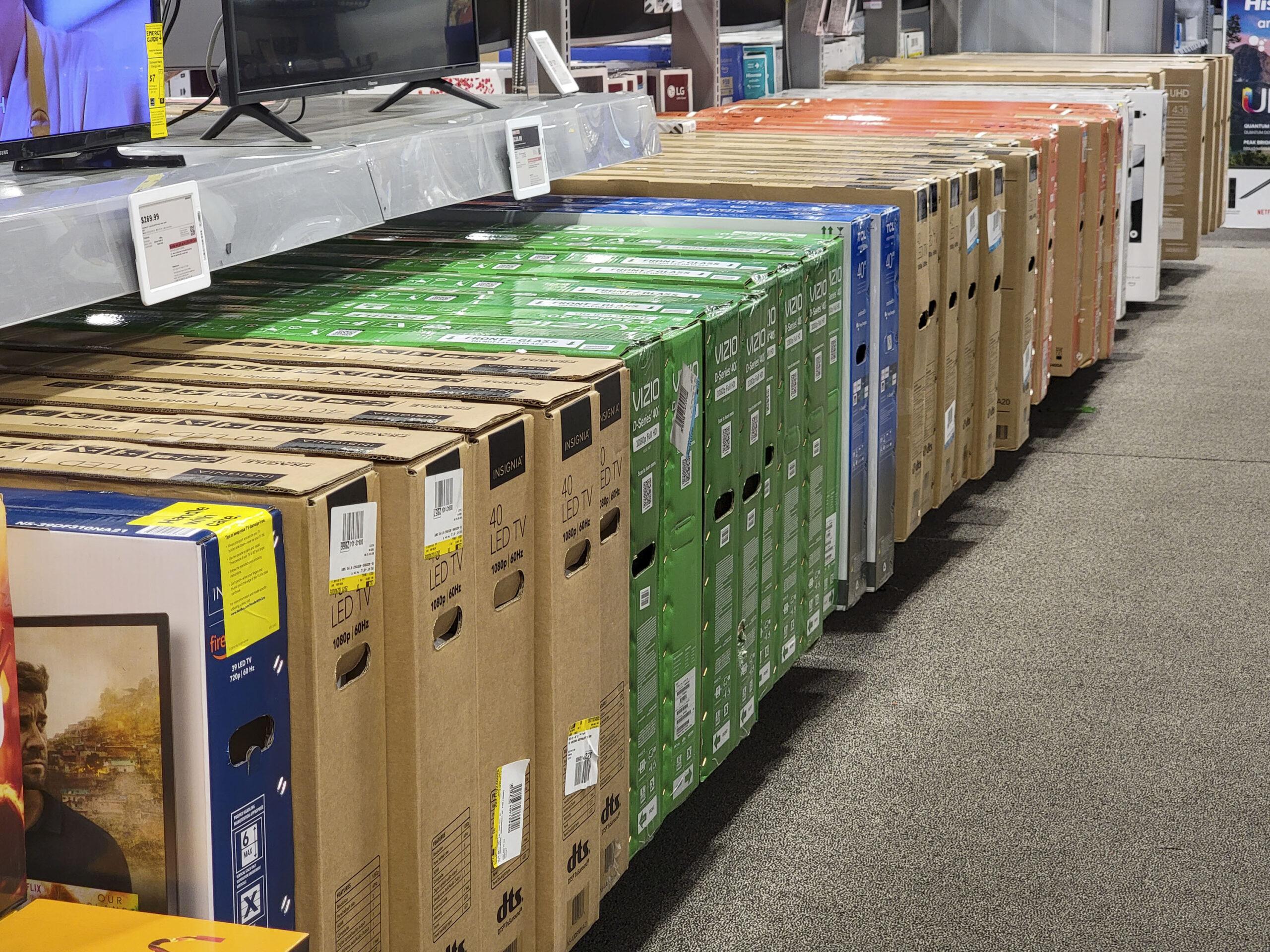 TV deals have long been a staple of Black Friday madness. But I've never seen so many pre-stocked TVs in one store. c90e2e9e 20211119 164340 scaled