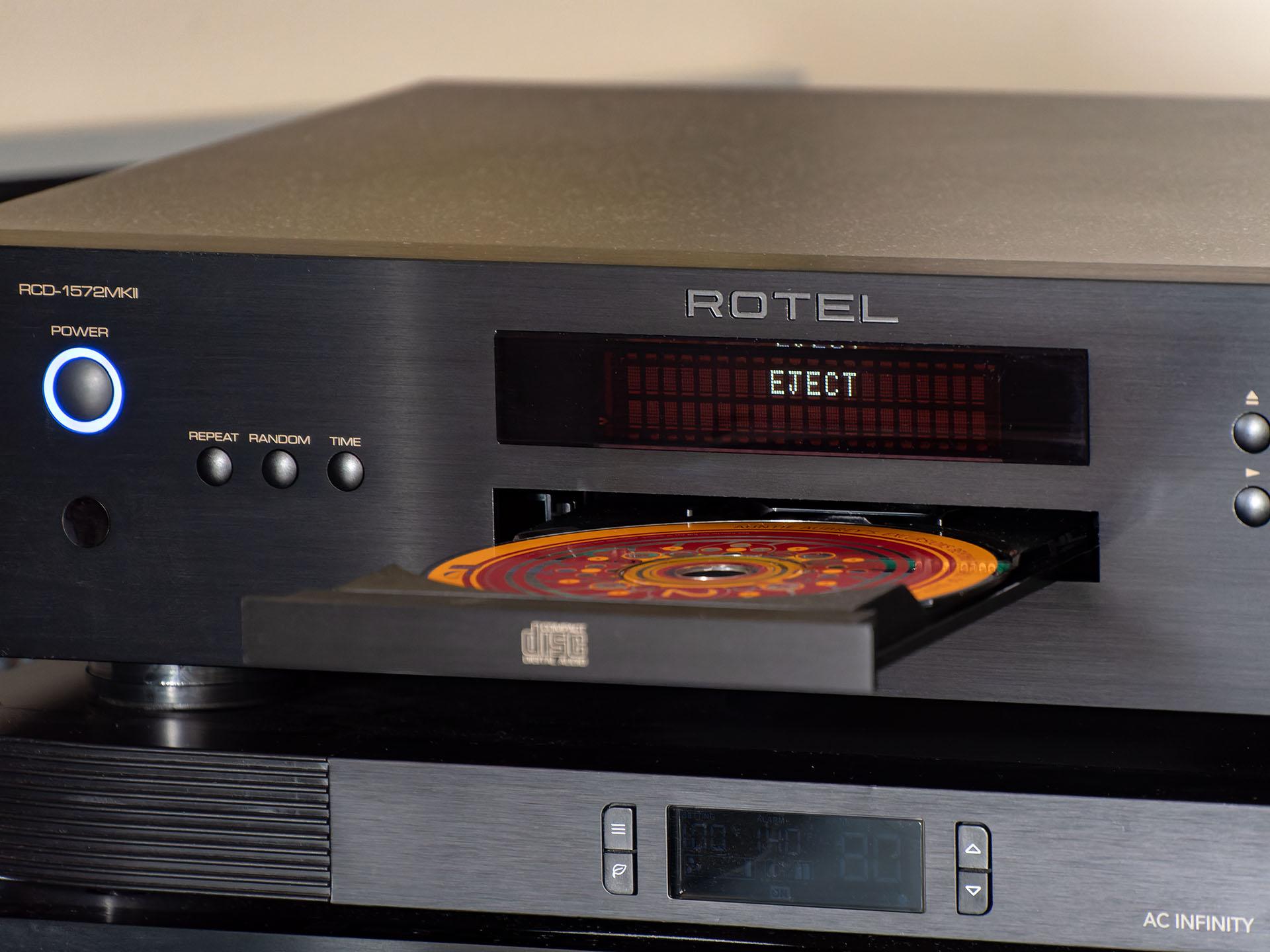 I was not prepared for how much I enjoyed having a world-class CD player on hand. ad45c23d rotel loading cd web