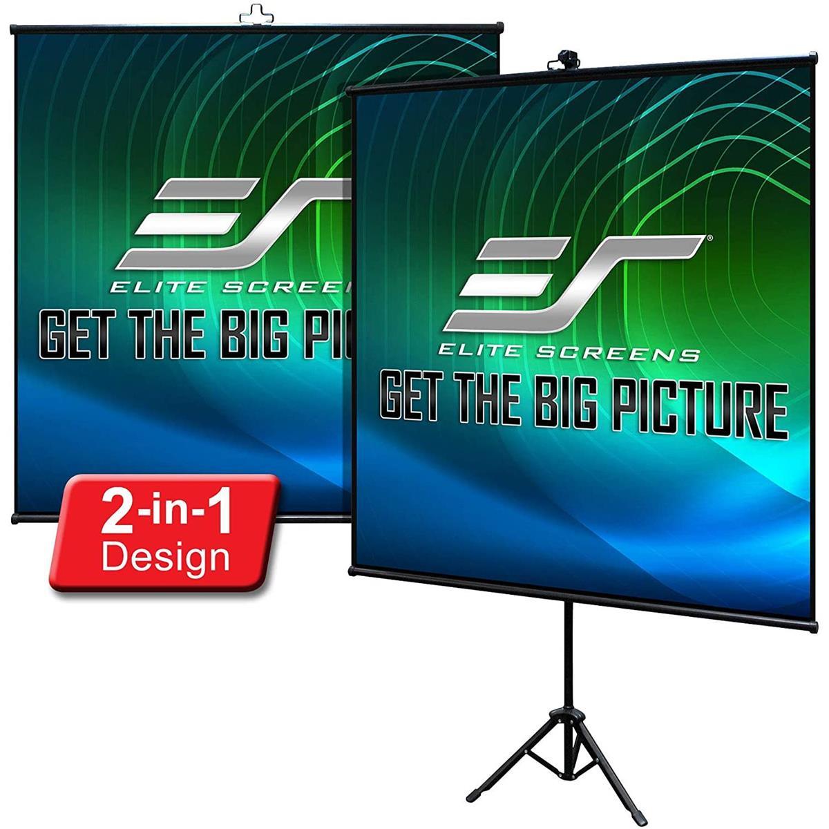 Elite Screens Tripod Lite 50" MaxWhite Tripod/Wall Hanging Projector