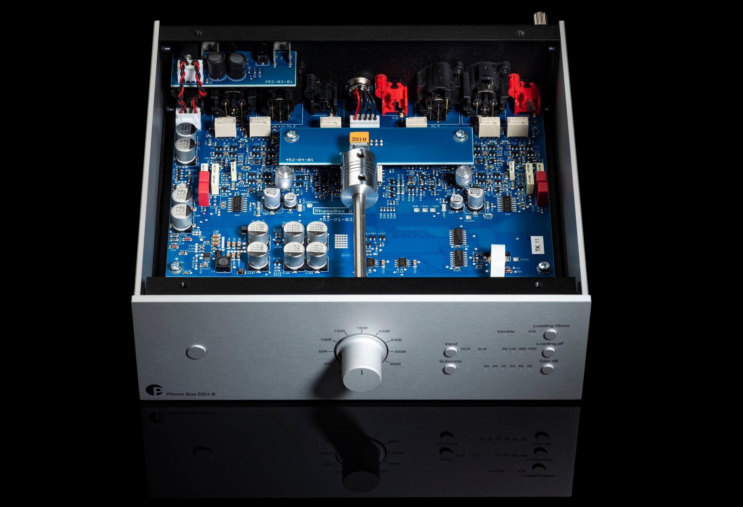 Pro-Ject has a new turntable and a pair of new preamps out this spring e4272b62 phono box ds3 b inside copy scaled