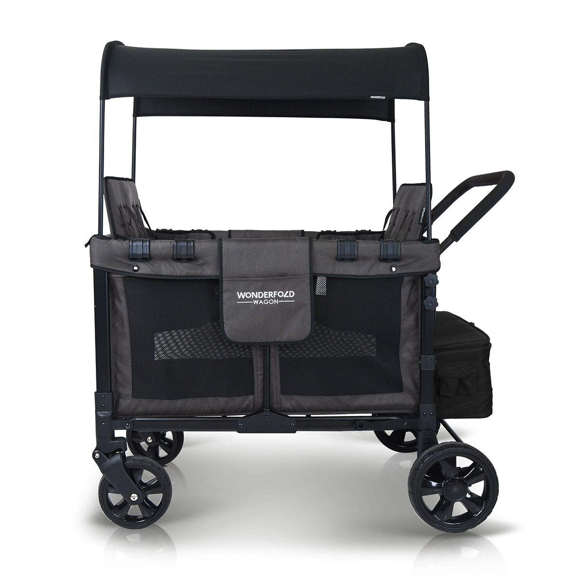 When it comes to uneven terrain, sandy beaches, or rocky mountain trails, a regular stroller just won’t cut it! Thankfully there is a solution that will survive any environment, while also providing extra storage space and convenience. Cue the Wagon Stroller! 4a7b2fb0 wonderfold w4 quad stroller wago