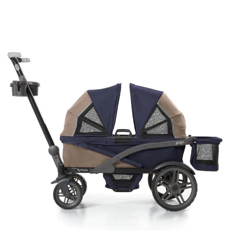 When it comes to uneven terrain, sandy beaches, or rocky mountain trails, a regular stroller just won’t cut it! Thankfully there is a solution that will survive any environment, while also providing extra storage space and convenience. Cue the Wagon Stroller! c674263f gladlyfamily anthemwagonstroller