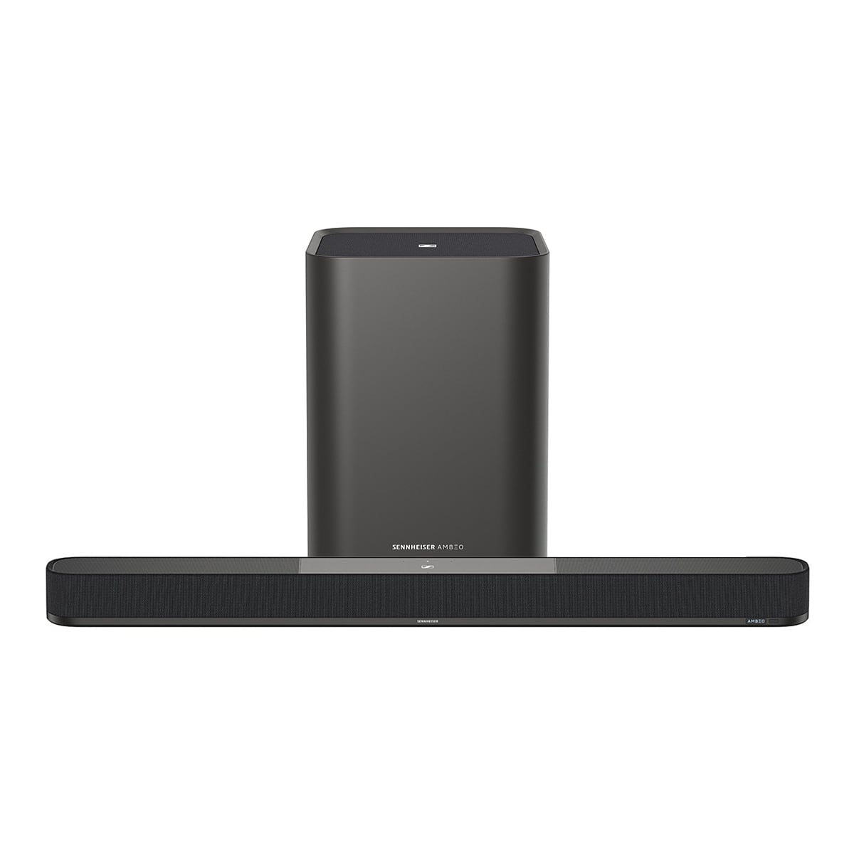 Sennheiser AMBEO Soundbar Plus 7.1.4 Channel Soundbar with Dolby Atmos and DTS:X with Ambeo Sub 8in 350W Wireless Subwoofer with