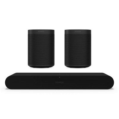 Sonos Immersive Set with Ray Compact Soundbar, Sub Mini Wireless