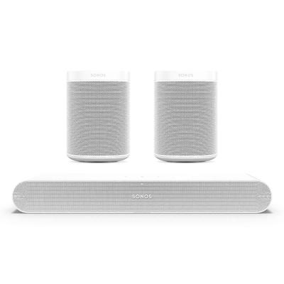 Sonos Immersive Set with Ray Compact Soundbar, Sub Mini Wireless