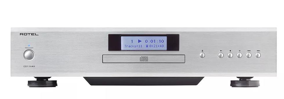 ROTEL CD11MKII compact disc player in silver.