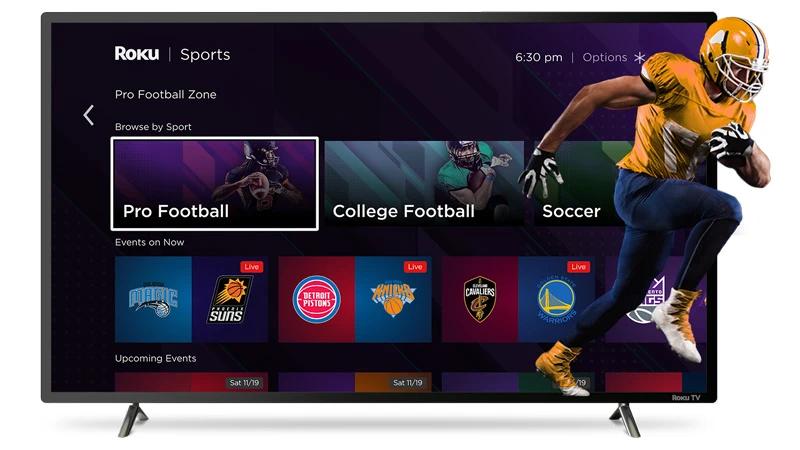 Roku Kicks Off `NFL Zone' In The Roku Sports Section Of The Smart