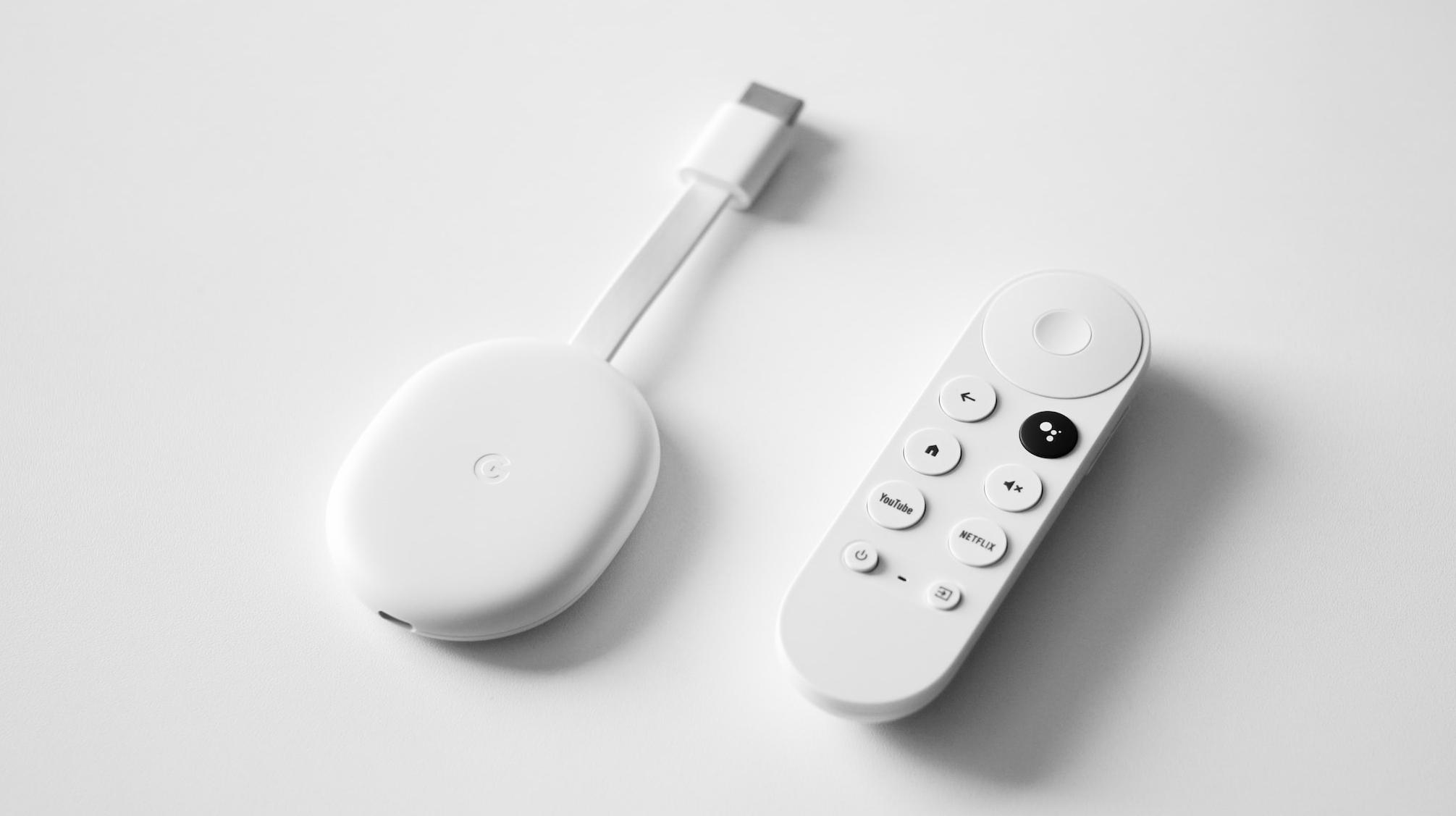 Google Chromecast Streaming Devices in White Color