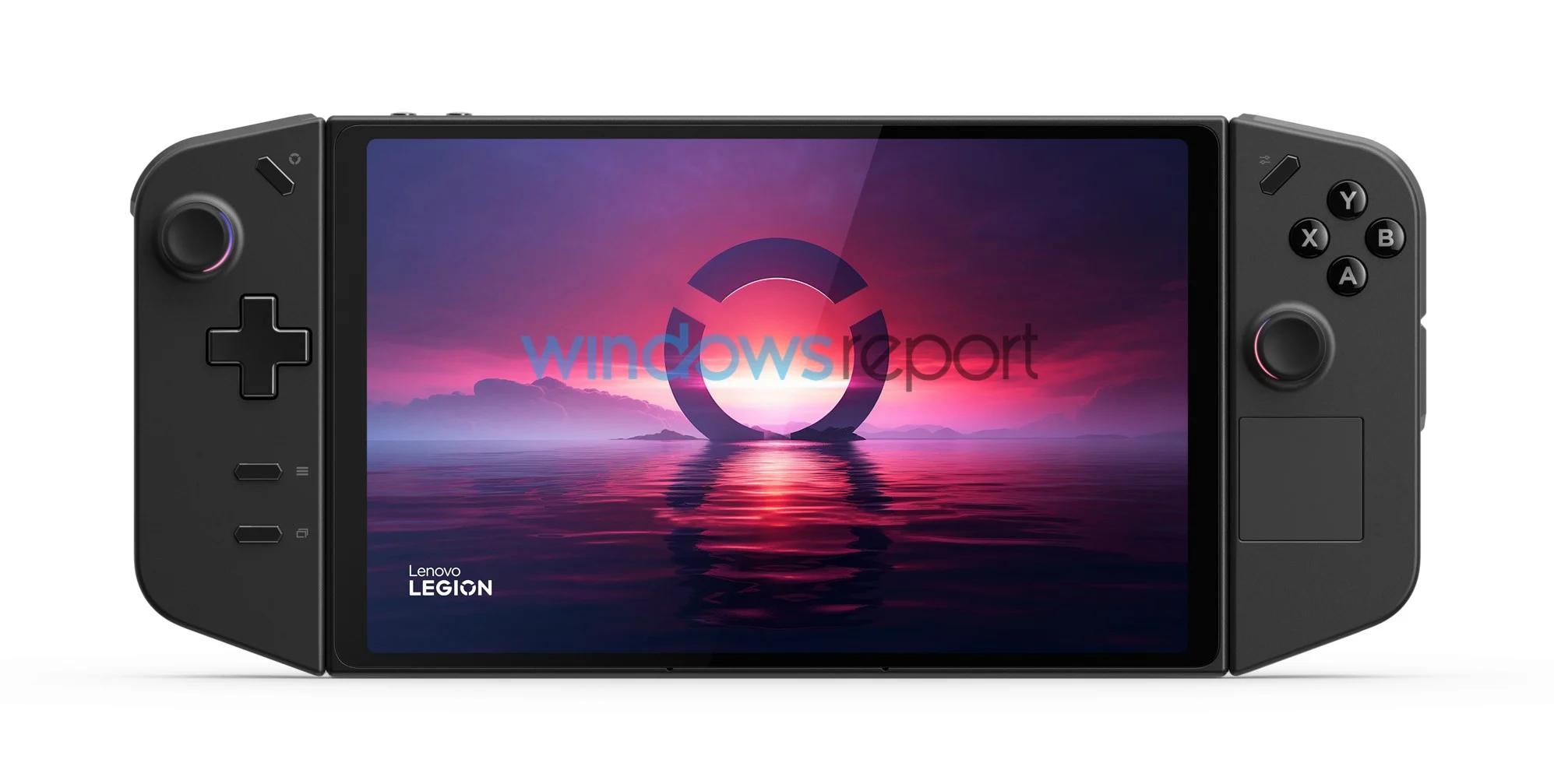 Leaked images and details suggest the Legion Go could be a mixture of parts of the Steam Deck and the Nintendo Switch. b99104ee non featured