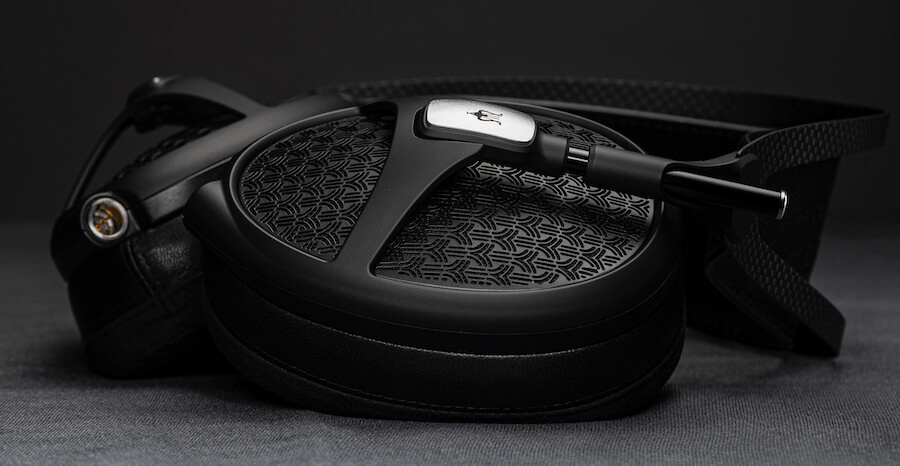 Meze Audio Empyrean II headphones in black color.