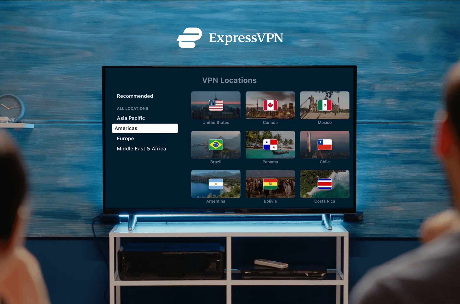 ExpressVPN for Apple TV VPN Locations