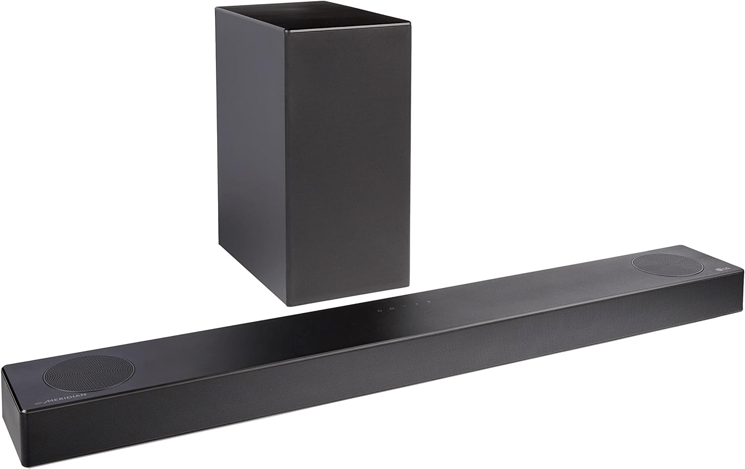 Soundbar Deals - LG S75Q 3.1.2ch Sound bar with Dolby Atmos DTS:X, High-Res Audio, Synergy TV, Meridian, HDMI eARC, 4K Pass Thru with Dolby Vision Black