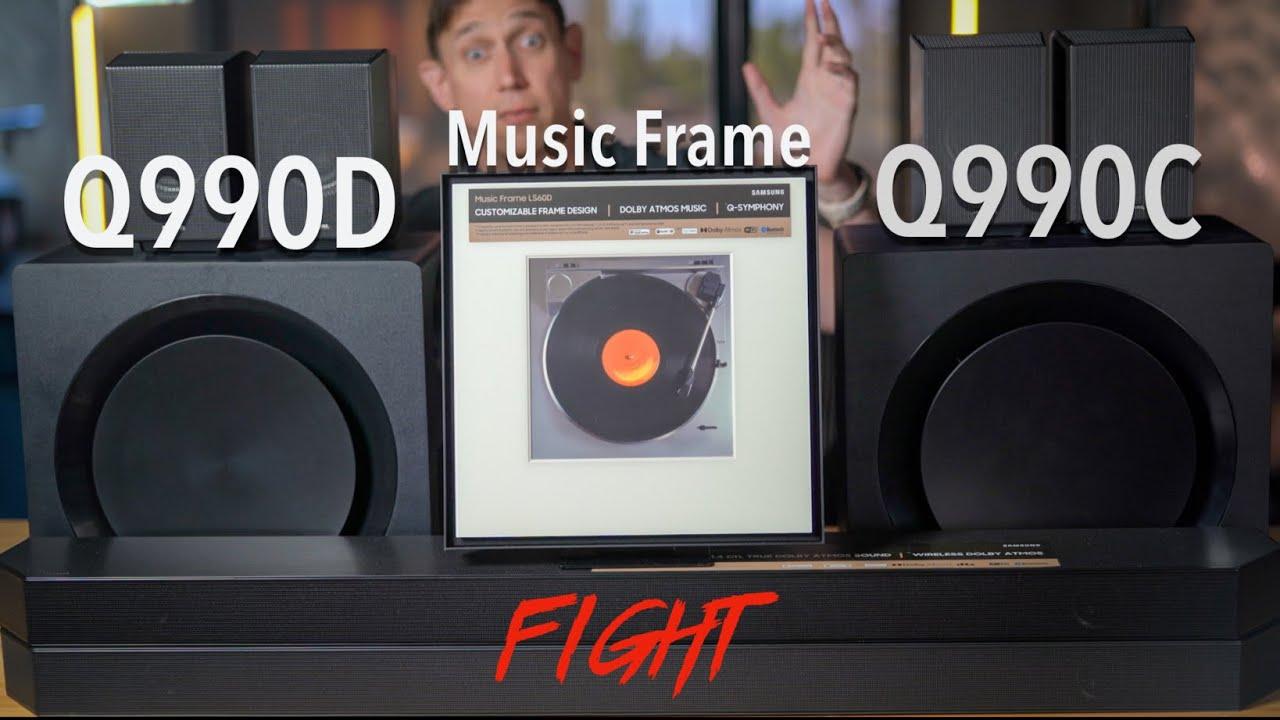 Samsung Q990D vs Q990C (with some Music Frame on the side