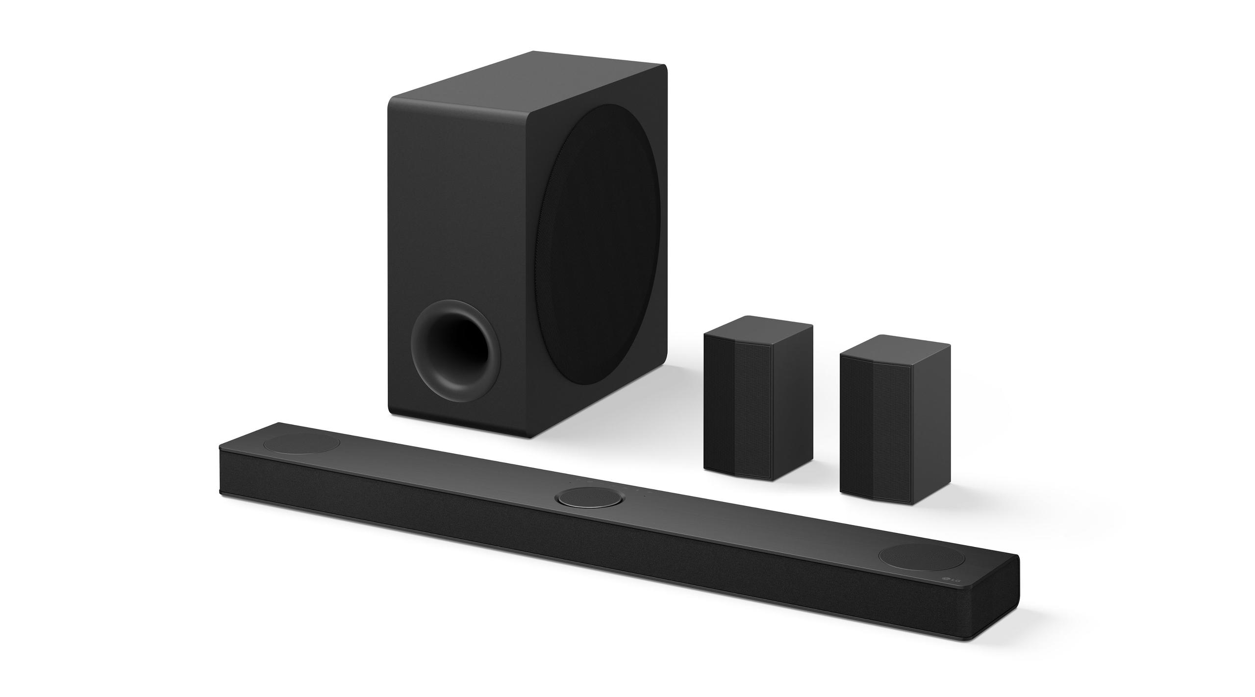 LG S80TR 5.1.3 Channel Soundbar with Dolby Atmos and Rear Speakers Soundbar