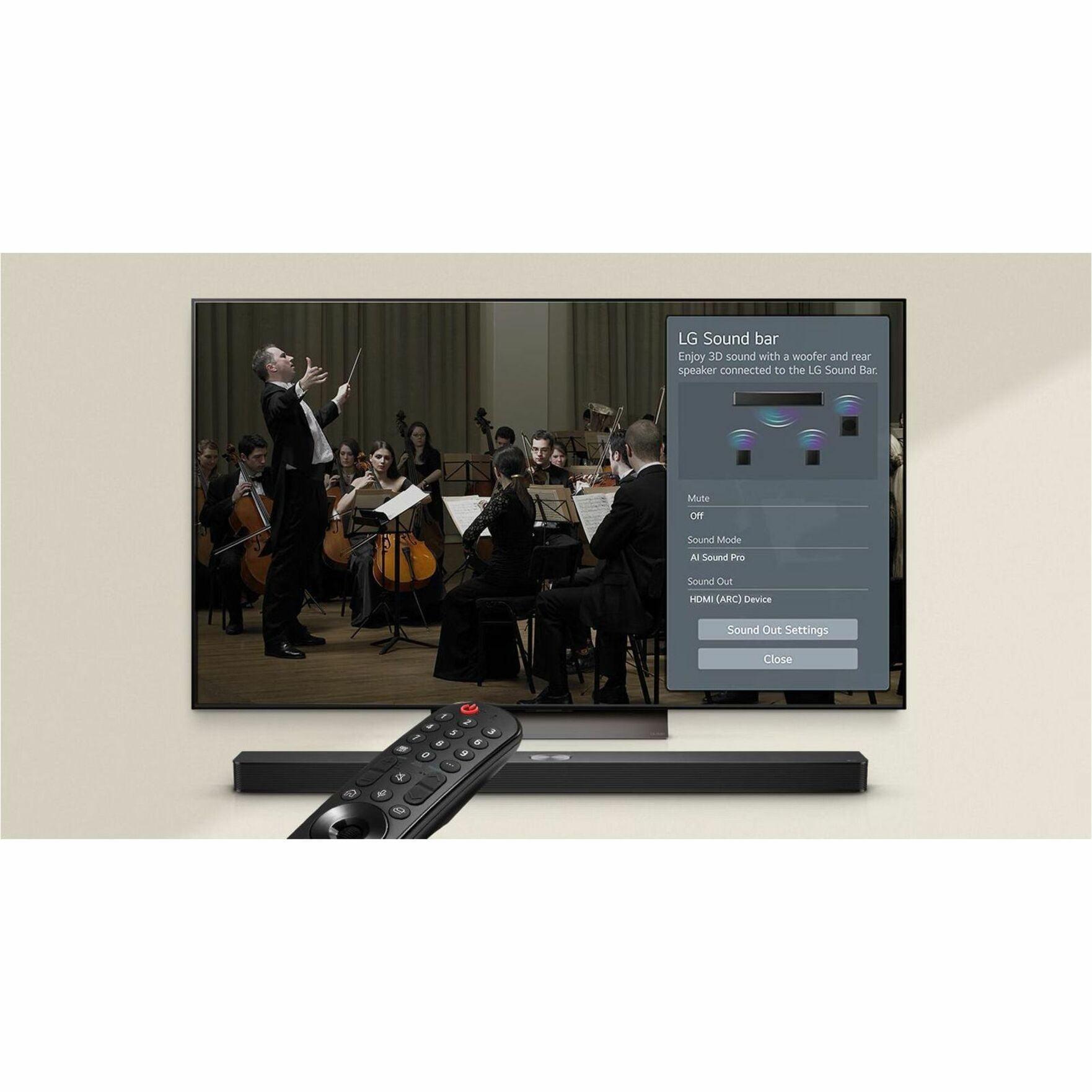 LG S40T 2.1 Channel Soundbar - LG