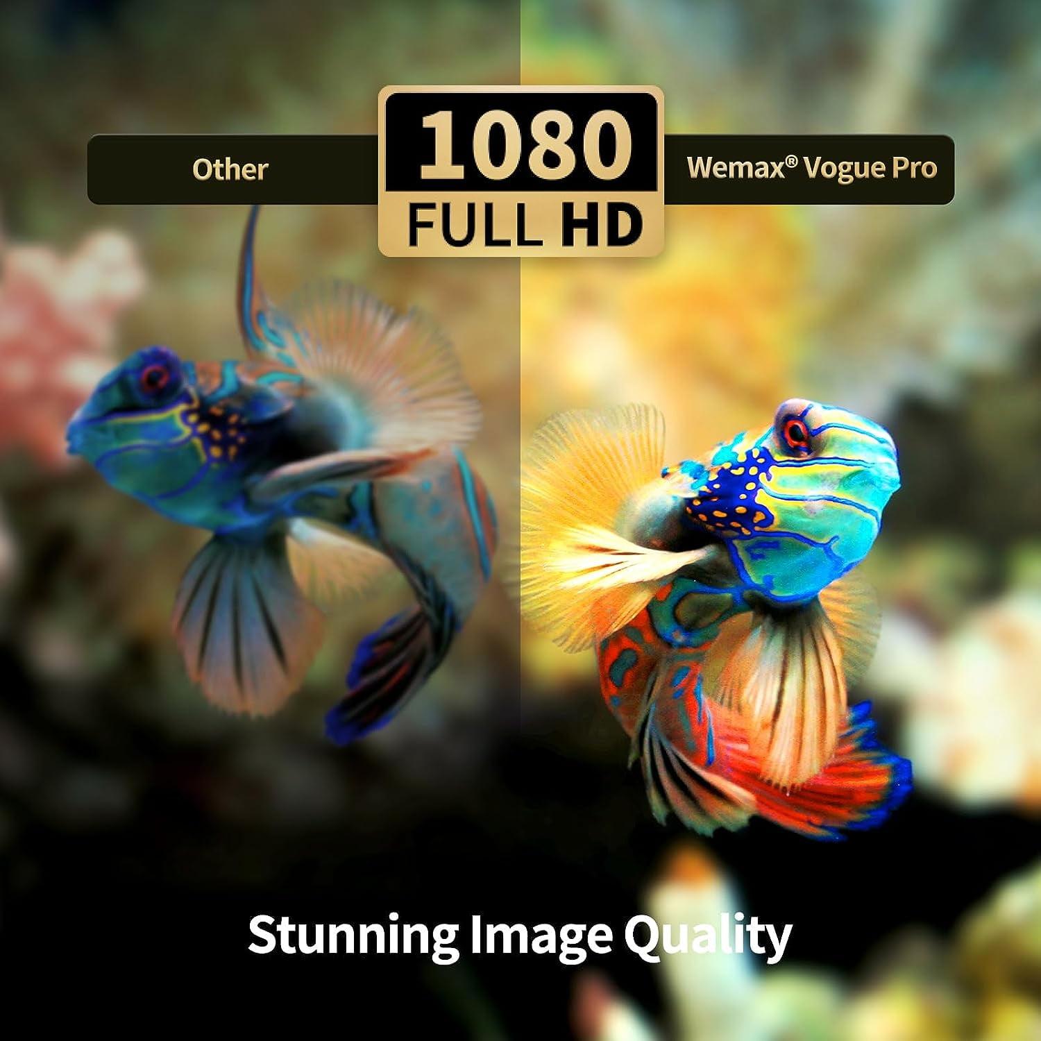 WEMAX Vogue Pro 1080P Smart Projector