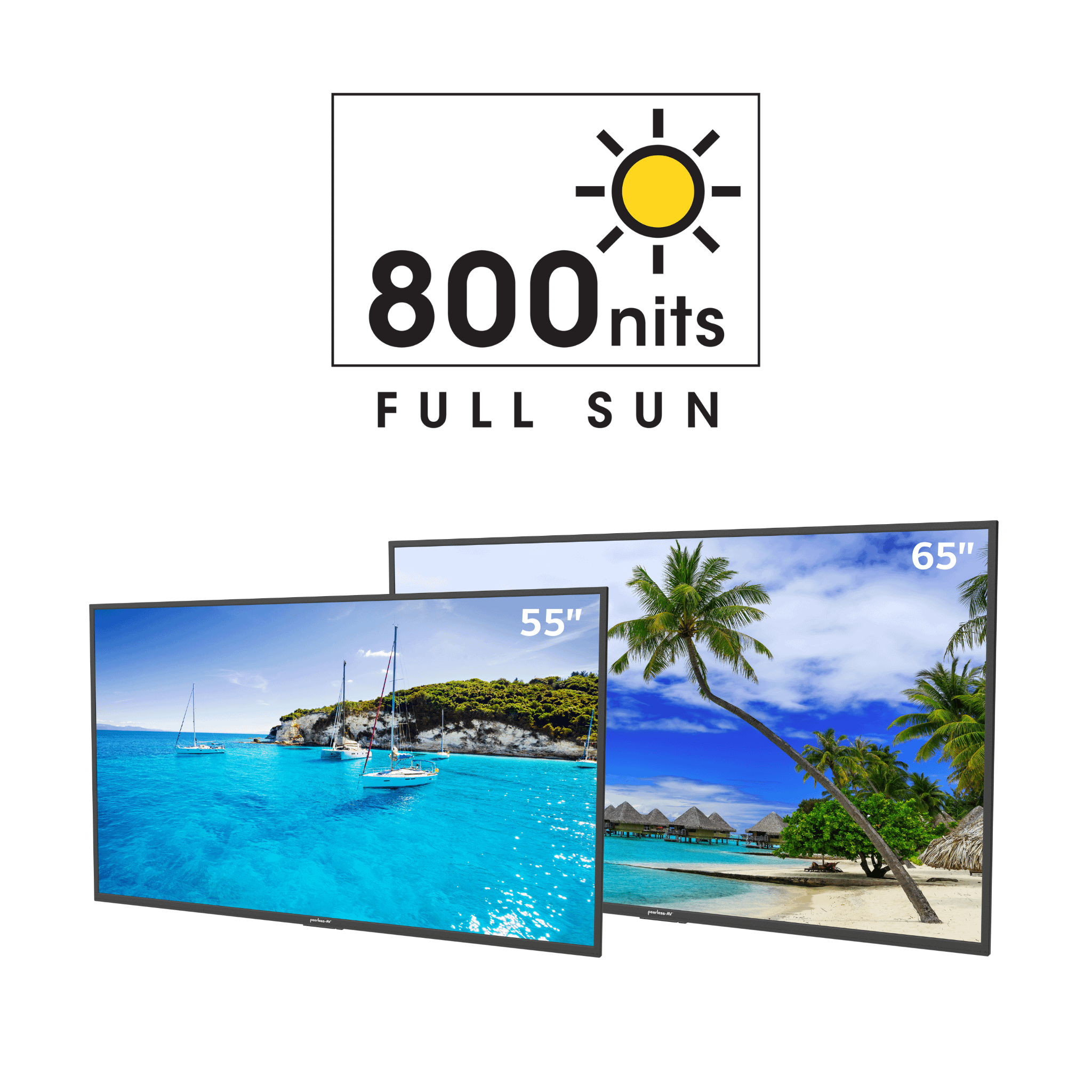 Peerless-AV Neptune 65" Full Sun Outdoor Smart TV
