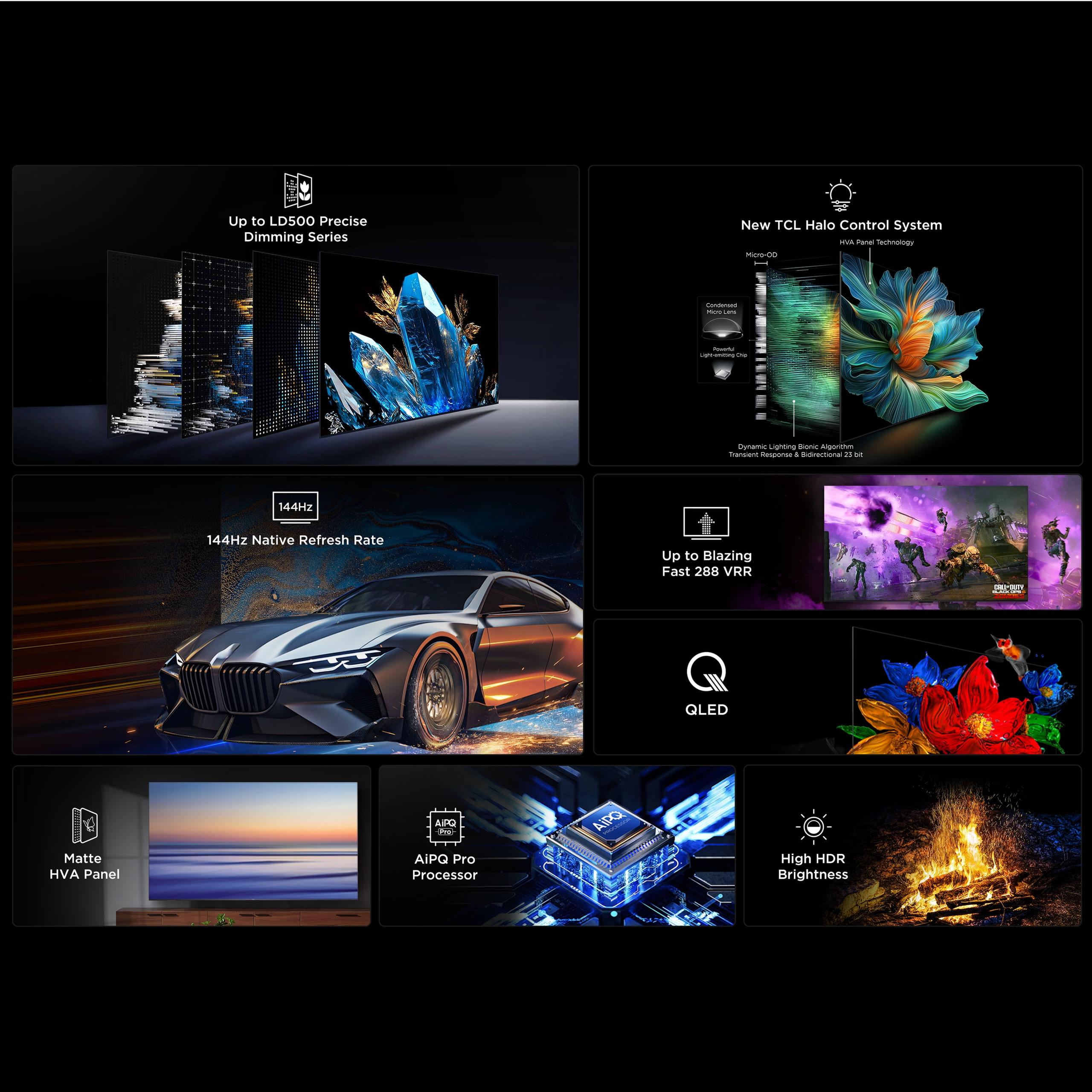 TCL 98-Inch QM6K QLED TV vs LG 97