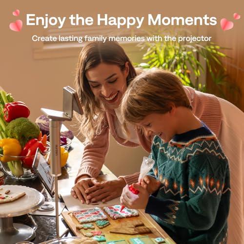 Aurzen ZIP Tri-Fold Portable Mini Projector -