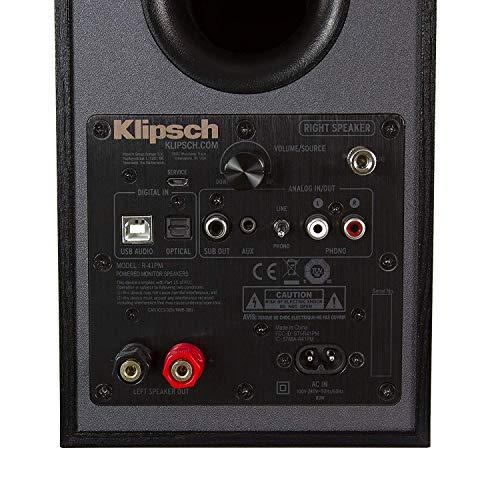 配信機器・PA機器・レコーディング機器 R-41PM Klipsch Powered Book ShelfSpeaker Amazon.com: Klipsch R-41PM Powered Bookshelf Speaker,Black