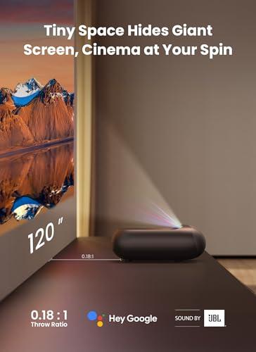 Yaber K300s Triple Laser Ultra Short Throw Projector -