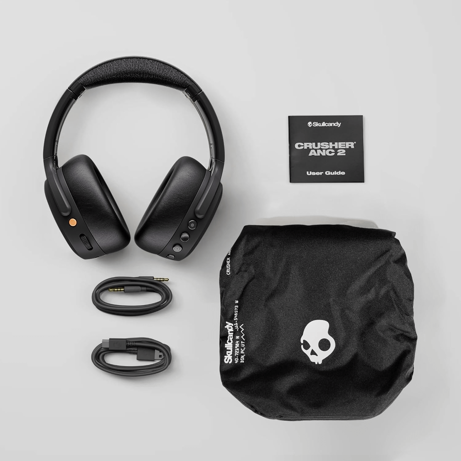 These Skullcandy Headphones Shake My Skull—in the Best Way (38% Off Before Prime Day) 3 Skullcandy Crusher ANC 2 accessories.