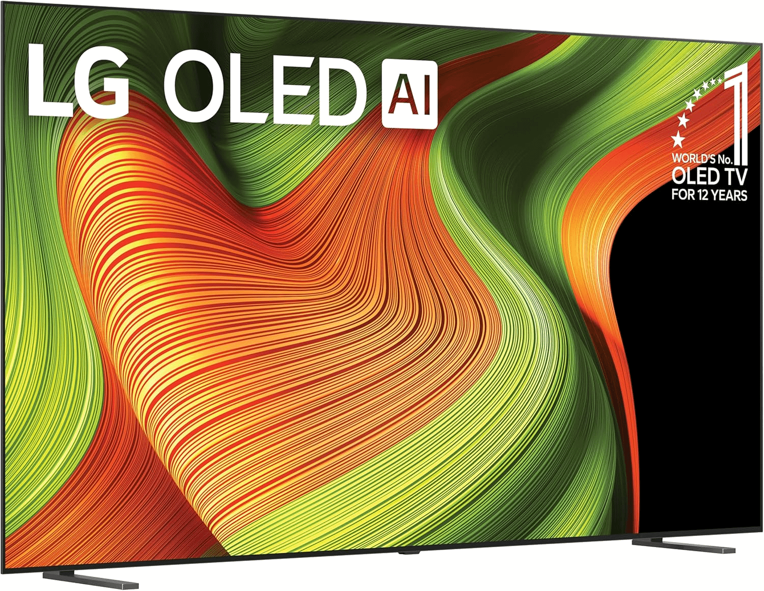 LG’s 2025 Giant OLED TV Just Dropped Over $2,300 — And It Might Sell Out Today 2 LG B5 OLED TV angle view.
