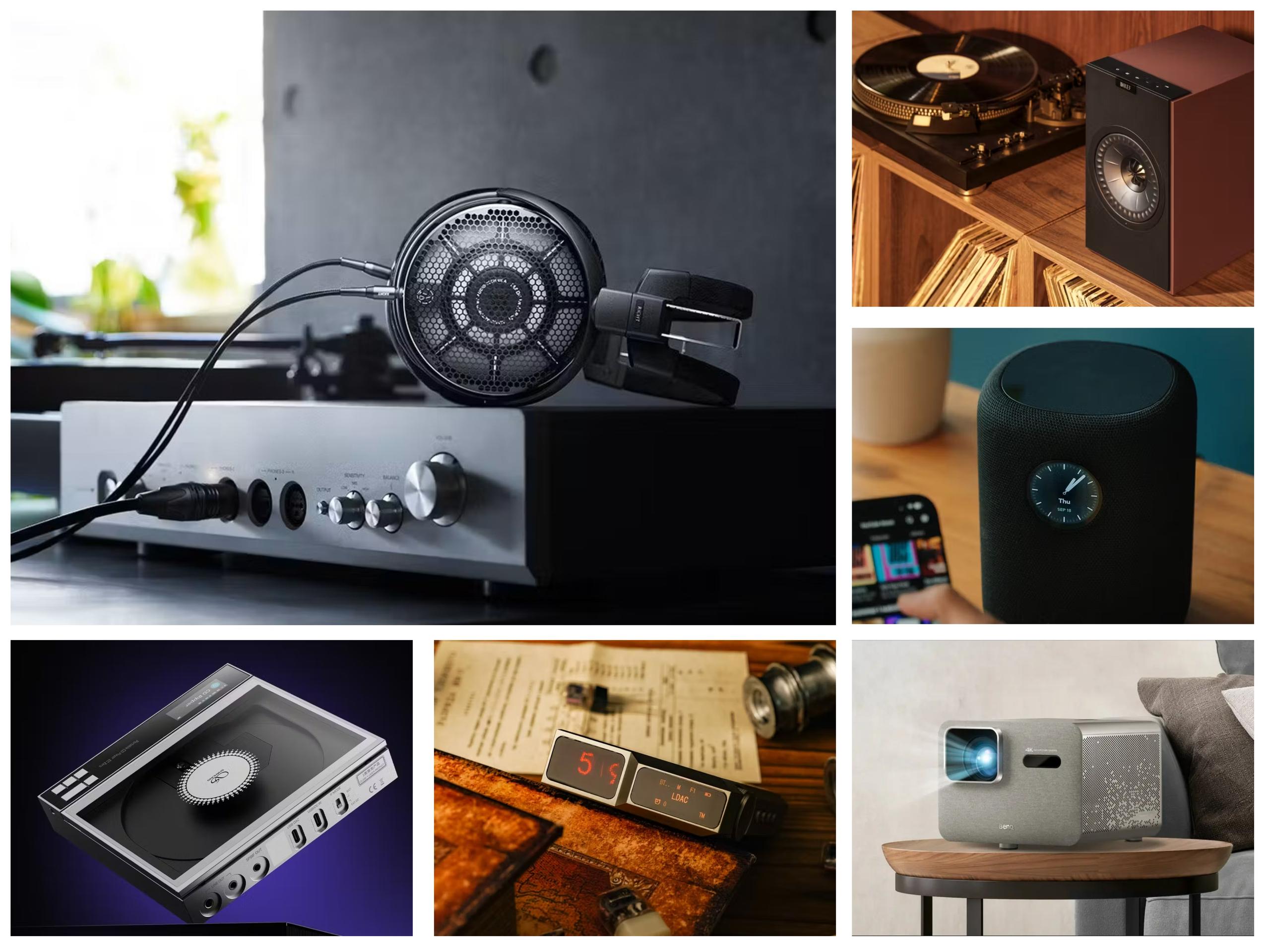Collage of various tech products.