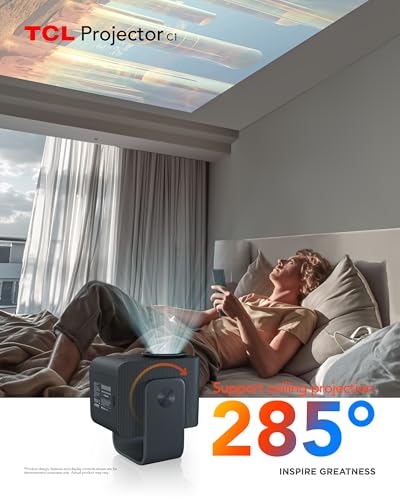 TCL C1 Google TV Portable Projector -