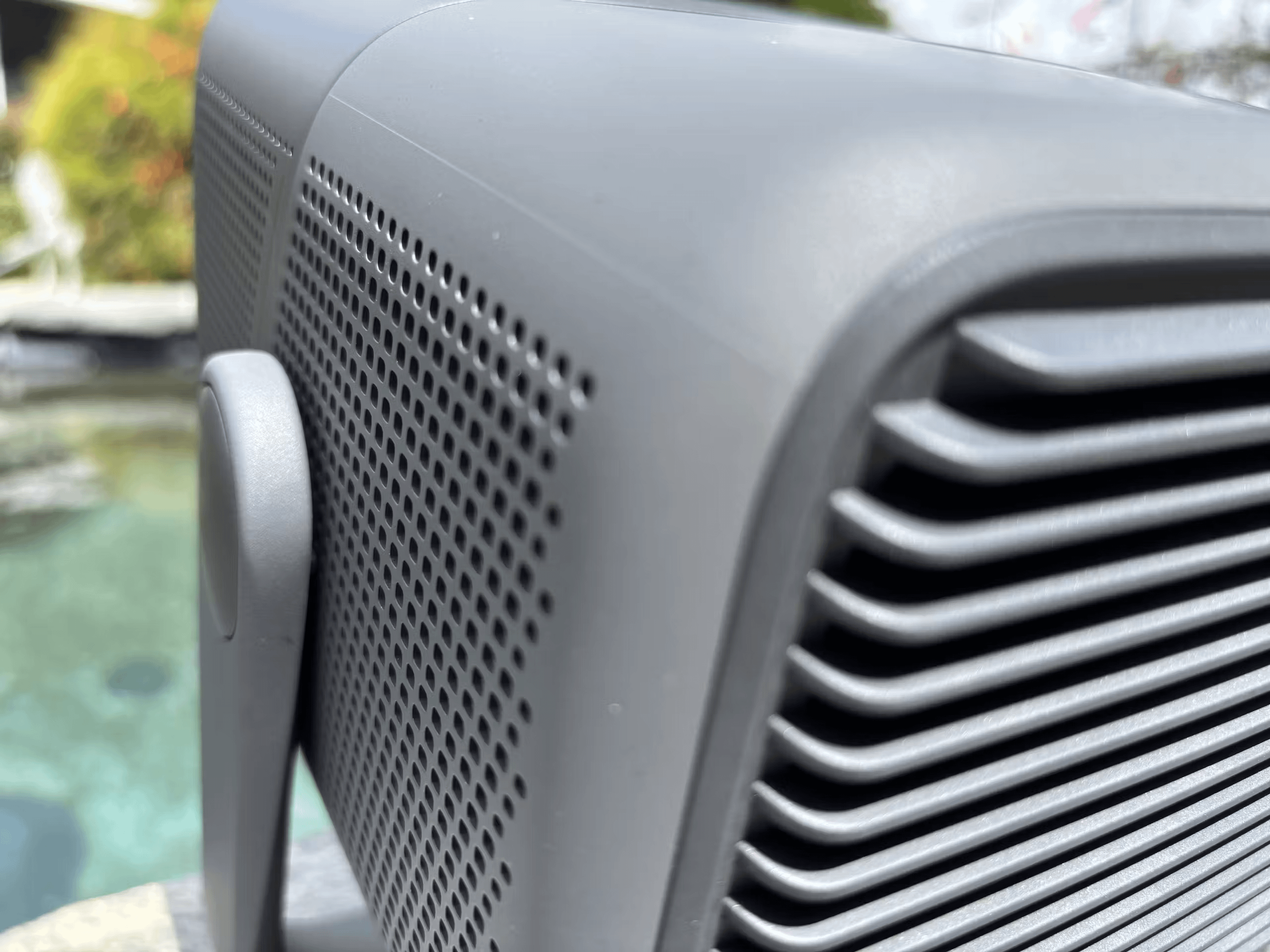 Our Editor’s Choice 4K Triple-Laser Projector from JMGO Is $1,000 Off for Black Friday 4 JMGO N1S Ultra projector closeup rear view.