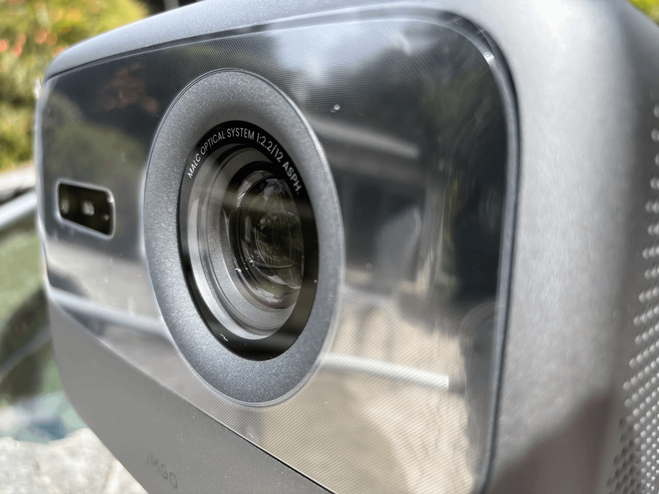 Our Editor’s Choice 4K Triple-Laser Projector from JMGO Is $1,000 Off for Black Friday 2 JMGO N1S Ultra projector closeup view.