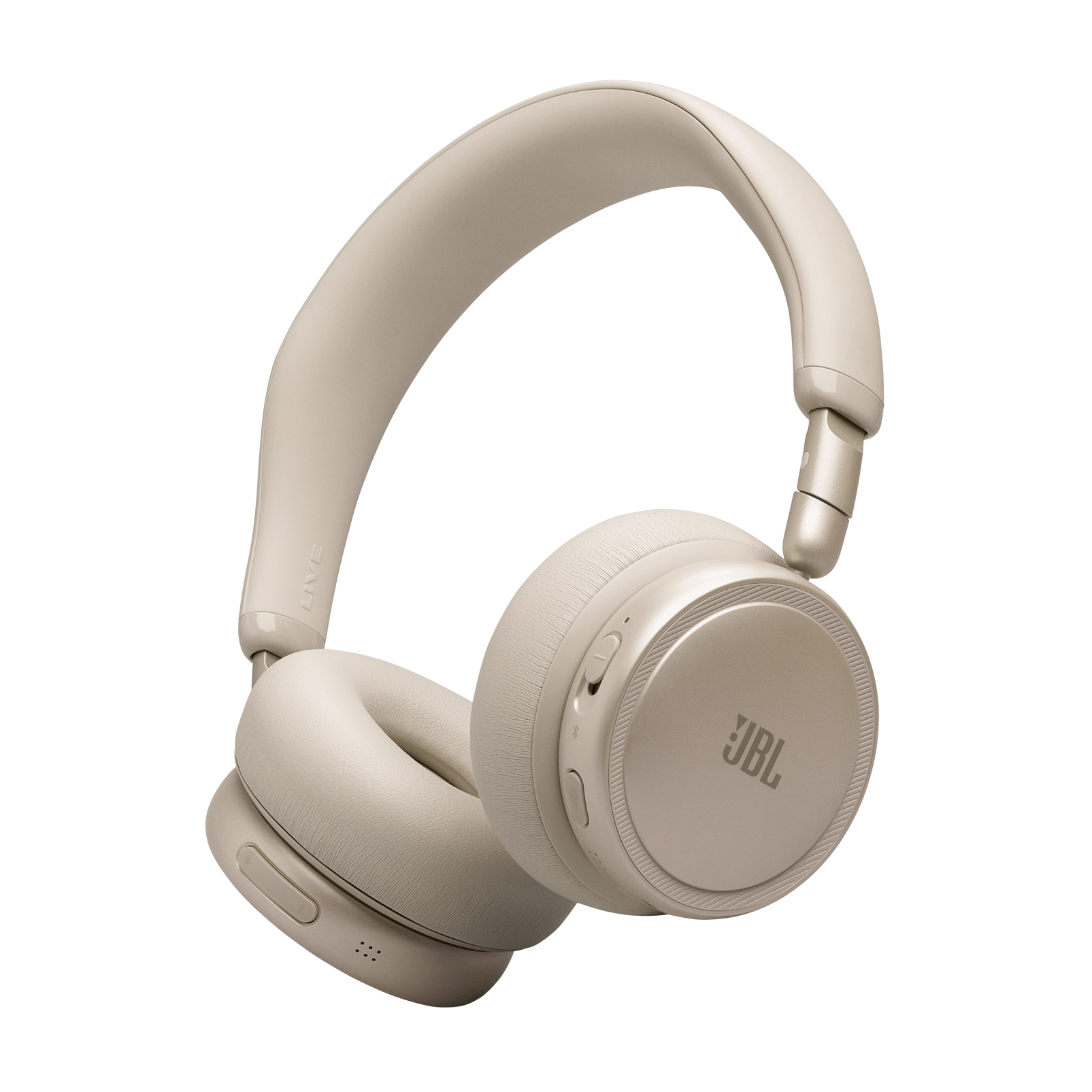 Two new wireless headphones from JBL aim to make daily listening easier with longer battery life, improved noise cancelling, and personalized audio features. d8cf50f2 jbl live 680nc champagne 1